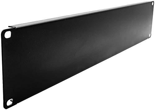 Panneau de fermeture 19 po 3U en acier rigide pour baie CAB-3U-BLNKPNL