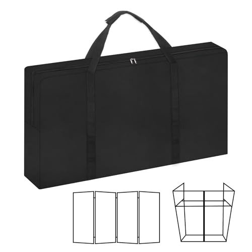 Klmnop DJ Booth Carrying Bag, Waterproof 1680D Oxford Cloth Heavy Duty Portable DJ Facade Panel...