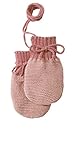 Made in Germany Disana Strick-Handschuhe Rosé-Natur