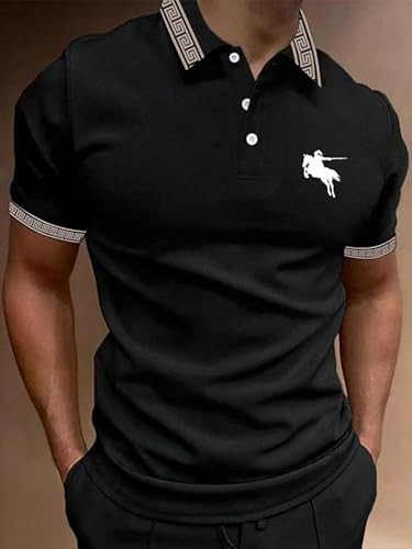 Lymio Polo T Shirt for Men || T Shirt for Man || Collar T Shirt Style Men (Packs Also Available) (Polo-34-37)