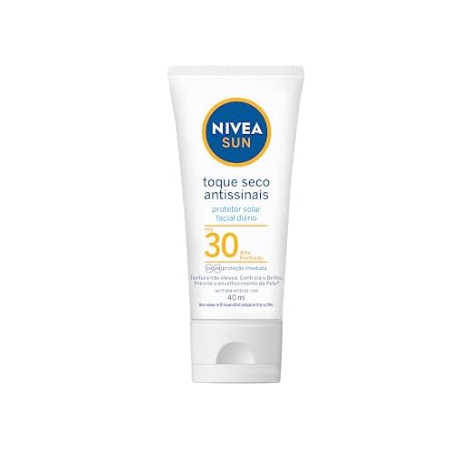 NIVEA SUN Protetor Solar Facial Toque Seco Antissinais FPS30 40ml
