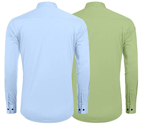 Image of Zombom Men's Regular Fit Cotton Blend Printed Full Sleeve Casual Shirts