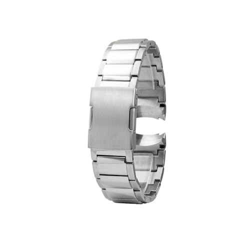 Bracelet de montre 22mm compatible Casio EFR-303DB en acier maillons incurvés