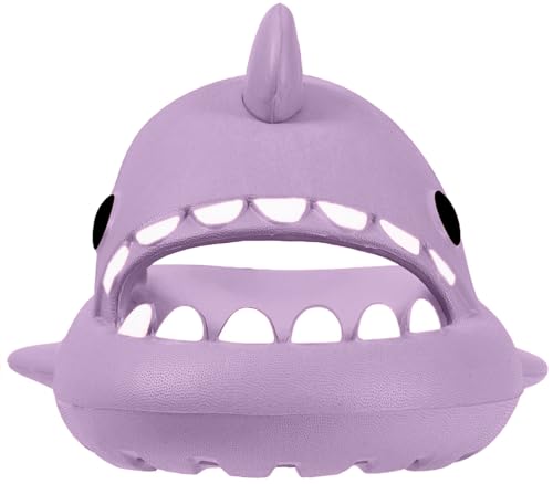 Image of KVbabby Kids Shark Slides Boys Girls Cloud Sandals | Cloud Sandals,Open Toe,Beach Pool Water Shoes,Slip-on,Lightweight,Non-Slip,Soft,Flexible,EVA Slippers