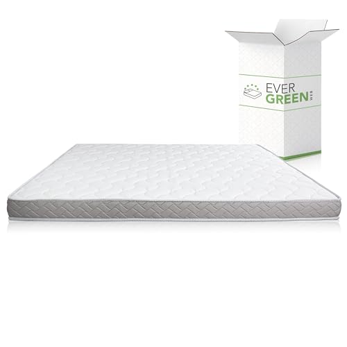 Evergreenweb - Materasso Per Divano Letto Matrimoniale 160X190 Cm, Materasso Ortopedico In Waterfoam Alto 12 Cm Ergonomico Per Prontoletto Con Rivestimento Anallergico Bianco - Daybed - 9