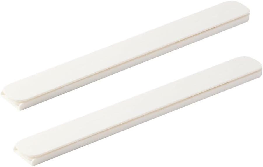 YARNOW Self-Adhesive Drawer Guide Slides 10.39 Inch Cabinet Drawer Track Strip with Flexible Adhesive Rails for Kitchen Bathroom Storage Drawers 2 Pack