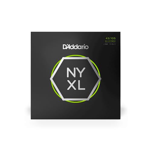 Image of D'Addario NYXL45105 Nickel Wound Bass Guitar Strings, Light Top /Med Bottom, 45-105, Long Scale
