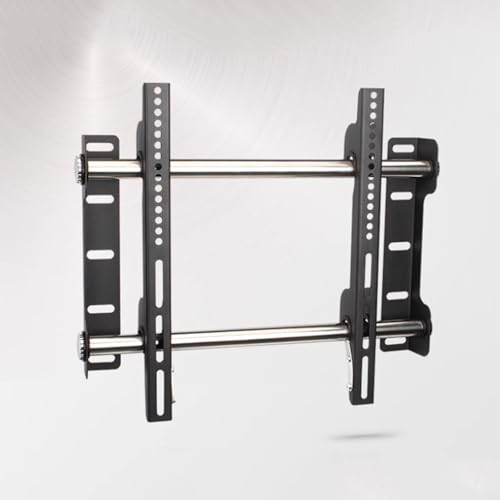 Staffa universale da parete per TV in acciaio inox supporto fisso per TV LCD e LED a schermo piatto da 3220 pollici design a doppio gancio installazione sicura e facile per TV da 42 a 65
