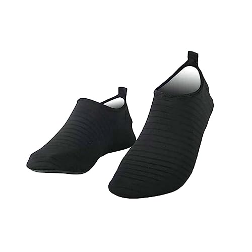 VANZACK Silicone Non-slip Socks for Yoga Dance Fitness Thickened Workout Socks (size 36/37) Black