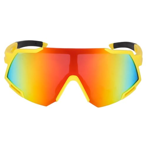Image of Sports Sunglasses for Men & Women | UV400 Protective Shield Lens | Lightweight Cycling Glasses for Running, Cricket, Bike Riding, Driving, Baseball, Fishing & Outdoor Sports