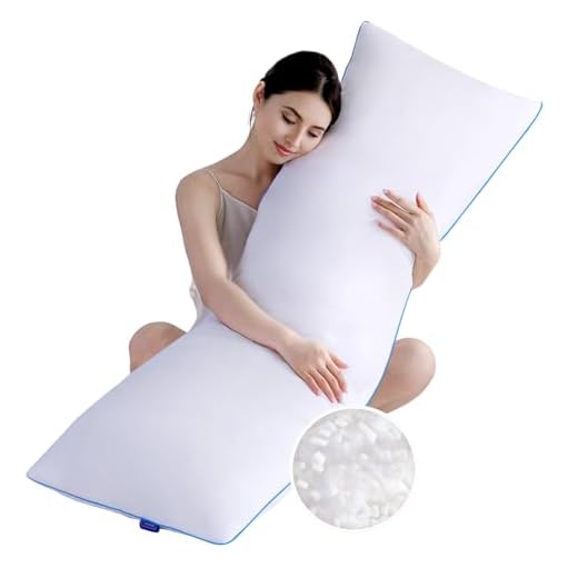 YZ HOME Memory Foam Body Pillow Insert - Full Body Pillow for Adults - Soft Large Long Bed Pillow for Side Sleeper (White, 20 Inchx54 Inch)
