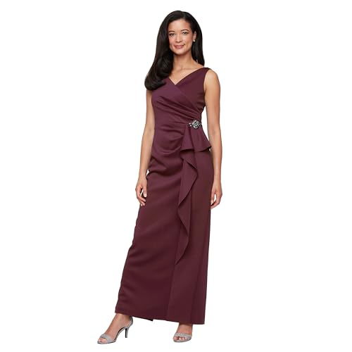 Alex Evenings Women's Long Sleeveless Dress