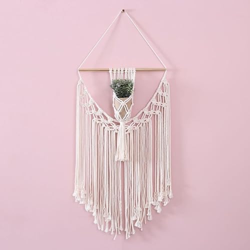 Macramé pour chambre KnSam beige 45X80cm boho chic - 7