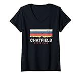 Photo Gallery donna chatfield state park colorado retro co maglietta con collo a v Photo Gallery donna chatfield state park colorado retro co maglietta con collo a v