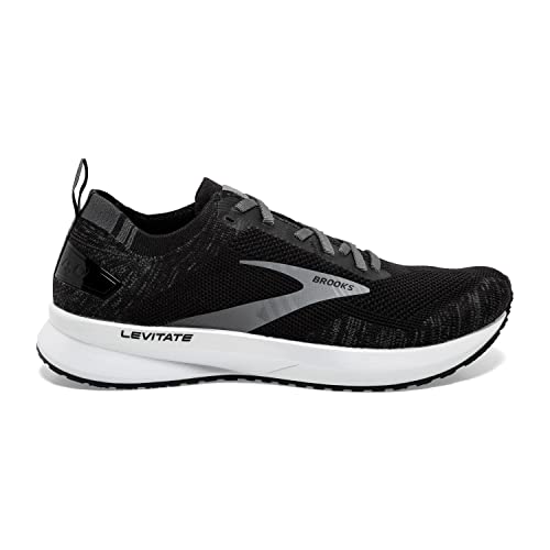 Brooks Women's Stroke Running Shoe, Black Blackened Pearl White, 6 #TOP1