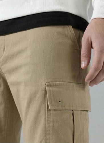 Image of Tagas Men Plus Flap Pocket Side Drawstring Waist Cargo Pants || Trousers Casual Pant || Cargo Pant || Jeans Pant || Track Pant for man ||MC-8