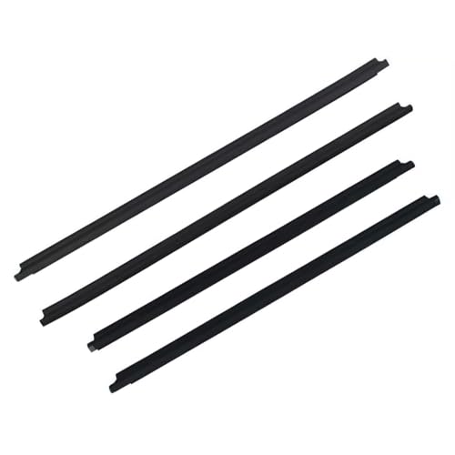 Tiras de sellado de goma negra impermeables para vidrios de Toyota Fortuner 2004 a 2015