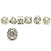 DND Dice Set Metal Dice Dungeons and Dragons Dice Gift Polyhedral Dice Set Role Playing Dice D20 Hollow Polyhedral Dice Set for Dungeons and Dragons RPG MTG Table Games