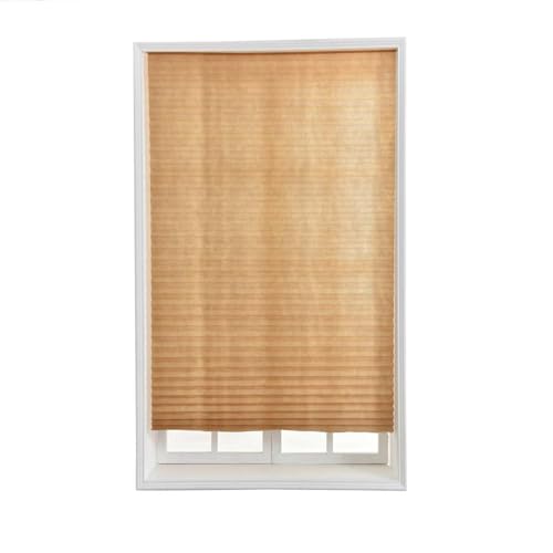 YIXANNX Persianas de ventana, cortina opaca recortable con cuerda, cortina de tela no tejida, rodillo parasol portátil reutilizable para coche, Marrón, 60x150cm