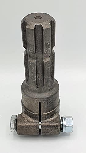 Gorilla Zapfwellenverlängerung 1 3/8-6Z auf 1 3/8-6Z 150mm High Performance Heavy Duty mit Klemmschraube u. a. für Zapfwelle/Gelenkwelle/Pumpe/Getriebe
