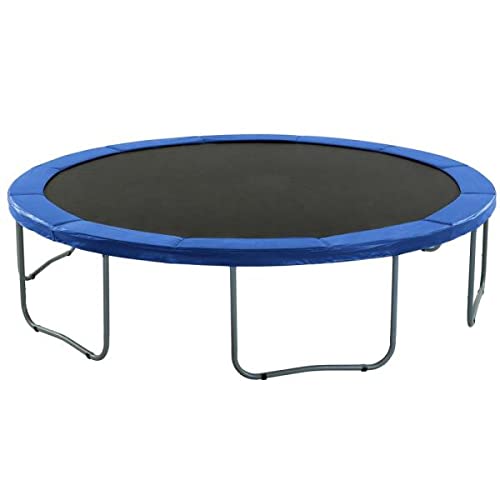 Image of Toy Park Fitness TUV Approved 16 Ft Round Trampoline (Support Weight Upto 250 Kgs) with Ladder, Height 80 cm