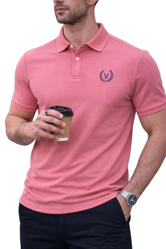 Image of Mack Jonney Men's Cotton Polo T-Shirt|Solid Regular Fit|Half Sleeve Collar T-Shirt for Casual Wear-MJ-32