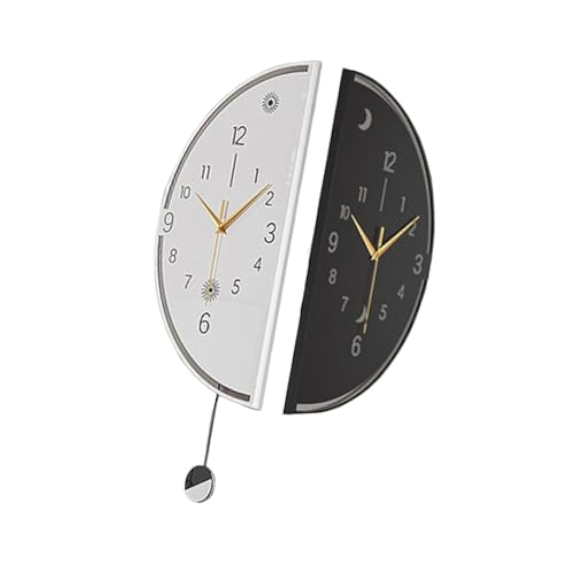 Double Sided Corner Wall Clock Decorative Clock for Office