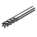 Sandvik Coromant R216.23 Carbide Corner Radius End Mill, Metric, TiAlN Monolayer Finish, 50 Deg Helix, 3 Flutes, 57mm Overall Length, 3mm Cutting Diameter, 6mm Shank Diameter, 0.3mm Corner Radius