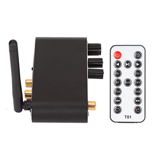 Conversor analógico digital Bluetooth, antena interna 15m/49 pés Conversor DAC Bluetooth para equipamento profissional