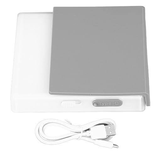 Kitchen Coffee Scale with Timer, Digital LED 900mAh ABS Silicone Type C Touch Control Mini Smart 0.1g Accuracy Auto Sleep (White)