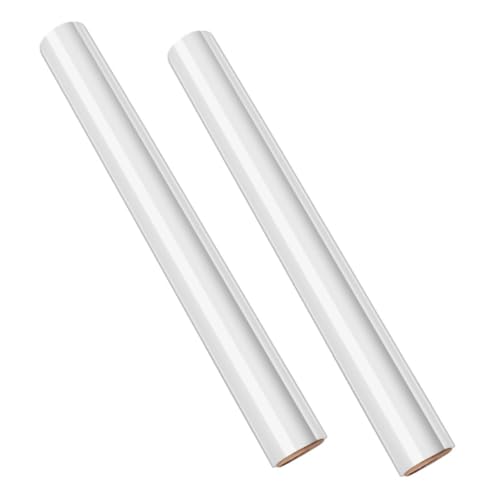 Veemoon 2 Rolls Clear Flower Wrap Film of Transparent Wrapping Film for Bouquets DIY Crafts and present Baskets and Tear Resistant for Weddings Anniversaries and Special Occasions