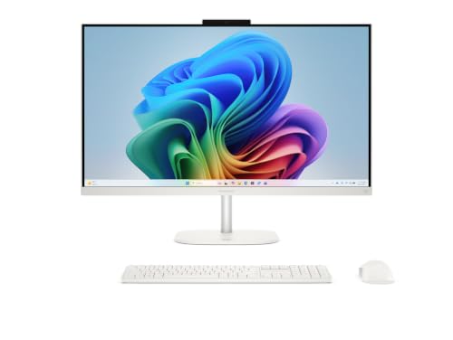Image of HP OmniStudio 27 Inch All-in-One Desktop Computer: Intel Ultra 7 355 8-Core Processor, 16GB DDR5 RAM, 1TB NVMe SSD, Intel Xe Graphics, Windows 11 Pro, FHD, Wireless KB /M, Business and Home PC