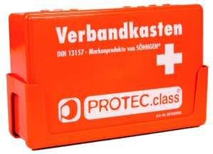 Protec.class Botiquín de Primeros Auxilios DIN13157, Incluye Pared PVBK