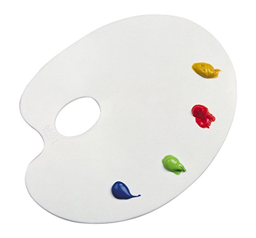 Pébéo White Oval-Shaped Paint Palette