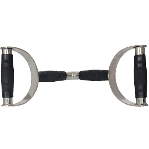 Image of Double D V-Shaped Handle with Grip - Premium Cable Attachment for LAT Pull Downs & Upper Body and Rowing Workouts