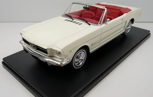 MAG NB94 1:24 Ford Mustang Convertible 1965 in White Diecast Model Replica