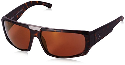 Revo Men's Unisex Bono Collection Apollo Wraparound Polarized Sunglasses Wrap, Matte Tortoise Frame