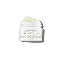 KIEHL’S Creamy Eye Treatment with Avocado, 28 ml, feuchtigkeitsspendende Avocado-Augencreme, Augenpflege für normale und empfindliche Haut, 24 h Feuchtigkeit