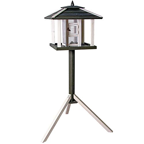 ++ Vogelhaus Mit Ständer Wetterfest Modern Test Gartenbau für