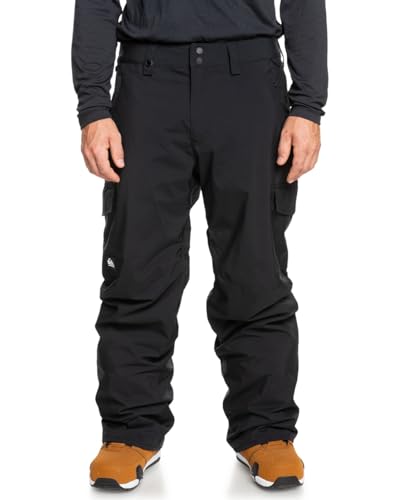 Quiksilver Porter - Pantalón De Nieve Para Hombre, S, Color Negro