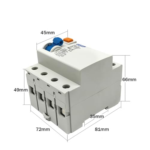 Disjoncteur différentiel 4P 40A 30mA Type AC pour tableau électrique - 3