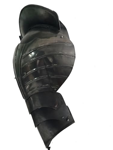 NauticalMart Reenactment Gothic Style Fluted Shoulder Armor Pauldrons Costume (Antique)