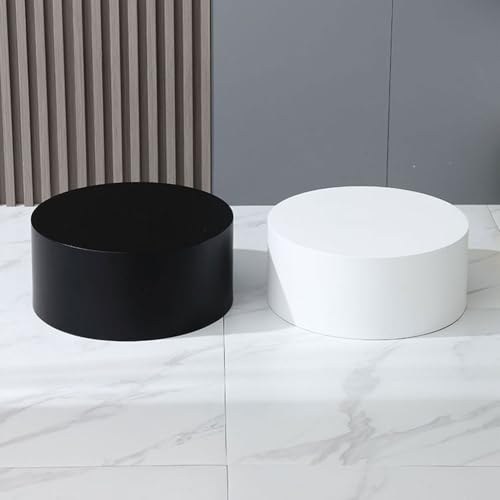 RNQZ Round Display Pedestal Stand, Bridal Shop Platform Base, for Mannequin/Shoe/Bags/Network Personnel Live Show,Black,80x30cm/31.5 * 11.8IN