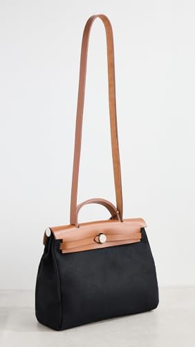 Hermes Women's Pre-Loved Toile Officier Herbag Shoulder Bag4