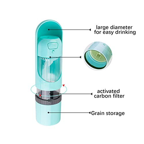 água portátil para cães - Alimentador dispensador água para animais estimação pullable com copo arma