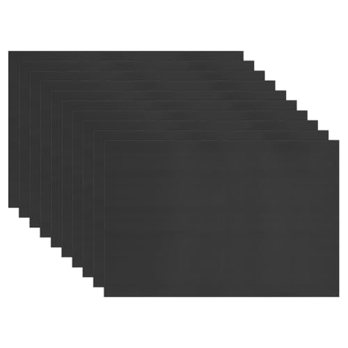 Image of M METERXITY 10-Pack Corrugated Plastic Sheets, 24 Inch x 36 Inch Waterproof Blank Corrugated Poster Board Yard Signs for Garage Sale /Office /Classroom /Party /Lawn Sign Road [5mm Thick, Black]