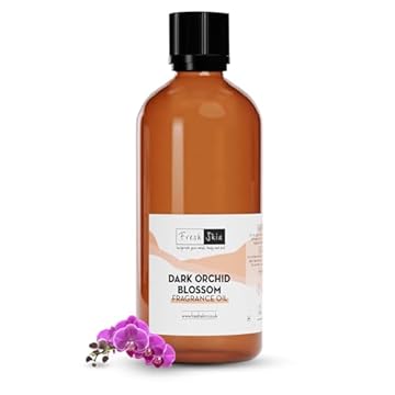 Freshskin Beauty LTD | Dark Orchid Blossom Fragrance Oil 100ml - Candles, Bath Bombs, Soap Making, Reed Diffusers & Wax Melts - Cosmetic Grade - Vegan Friendly - A Rich, Complex, & Long Lasting Scent!