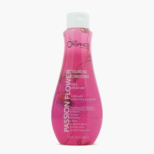 Juice Beauty Passion Flower Volumizing Conditioner - 300 mL - Promotes Thicker Hair, Deeply Cleanses + Improves Shine - Vegan, Cruelty Free