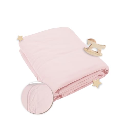 Image of Soft Baby Quilted Blanket - Lightweight and Breathable, Ideal for Newborns and Toddlers. (Rosy, 30 inch x 40 inch)