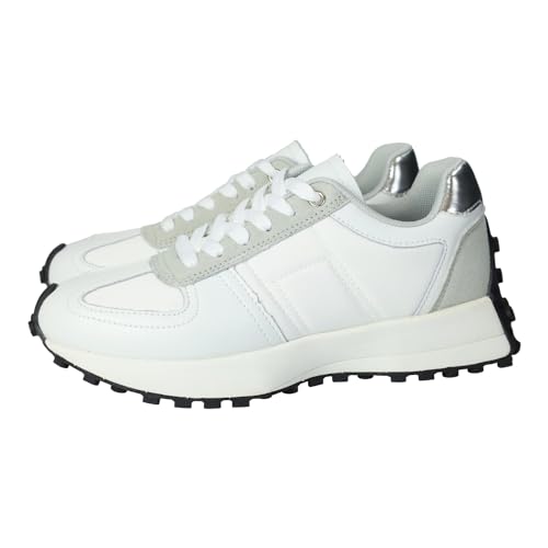 DOCTOR CUTILLAS 72500 Deportivas Blancas, Mujer, Plantilla Extraible, Cordones. Deportivas cómodas Bonito diseño Fabricado Piel Calidad, Hechas en España Mujer Deportivos Blanco 39